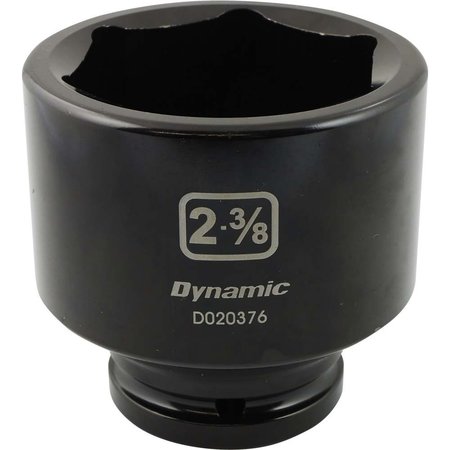 DYNAMIC Tools 3/4" Drive 6 Point SAE, 2-3/8" Standard Length, Impact Socket D020376